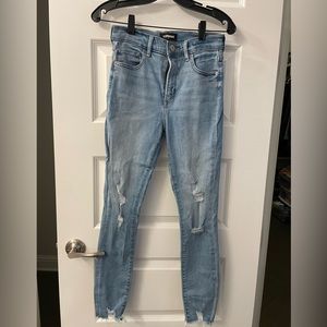 EXPRESS jeans! Stretch + Denim Perfect. Skinny High Rise. 2R.